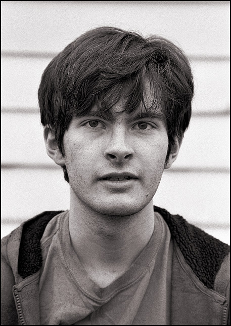 Portrait of MacKenzie Crawford a month before he turns 19.