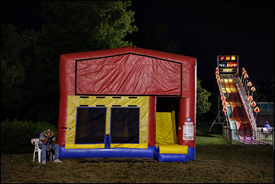 Inflatable Bounce-House At The Three Rivers Festival