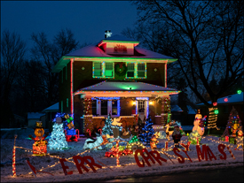 Christmas House on Sandpoint Road #1