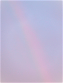 Abstract Sky With Rainbow