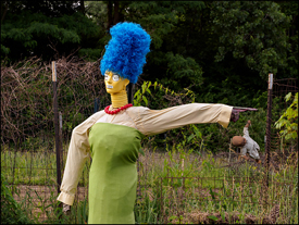 Marge Simpson Scarecrow