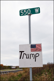 Trump Sign on US-30