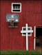 Barn, Cross, and Basketball